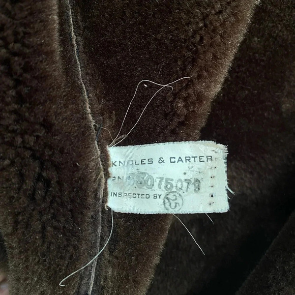 Vintage Suede Jacket Women’s Medium Brown Leather Knoles & Carter Coat Y2K - Picture 4 of 12